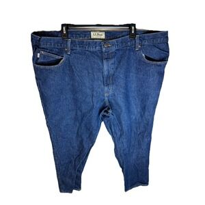 LL Bean Classic Fit Jeans Men's 46 X 29 Blue Denim 100%‎ Cotton Item 220626